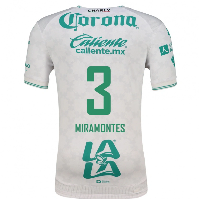 Danxen Dames Natalia Miramontes #3 Lichtgroen Wit Uitshirt Uittenue 2026/27 T-Shirt
