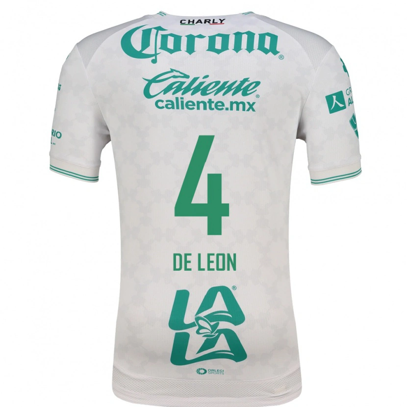 Danxen Dames Lourdes De Leon #4 Lichtgroen Wit Uitshirt Uittenue 2026/27 T-Shirt