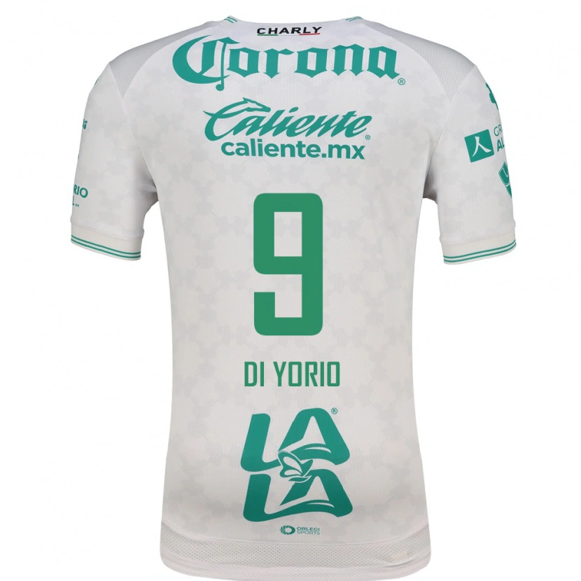 Danxen Dames Lucas Di Yorio #9 Lichtgroen Wit Uitshirt Uittenue 2026/27 T-Shirt
