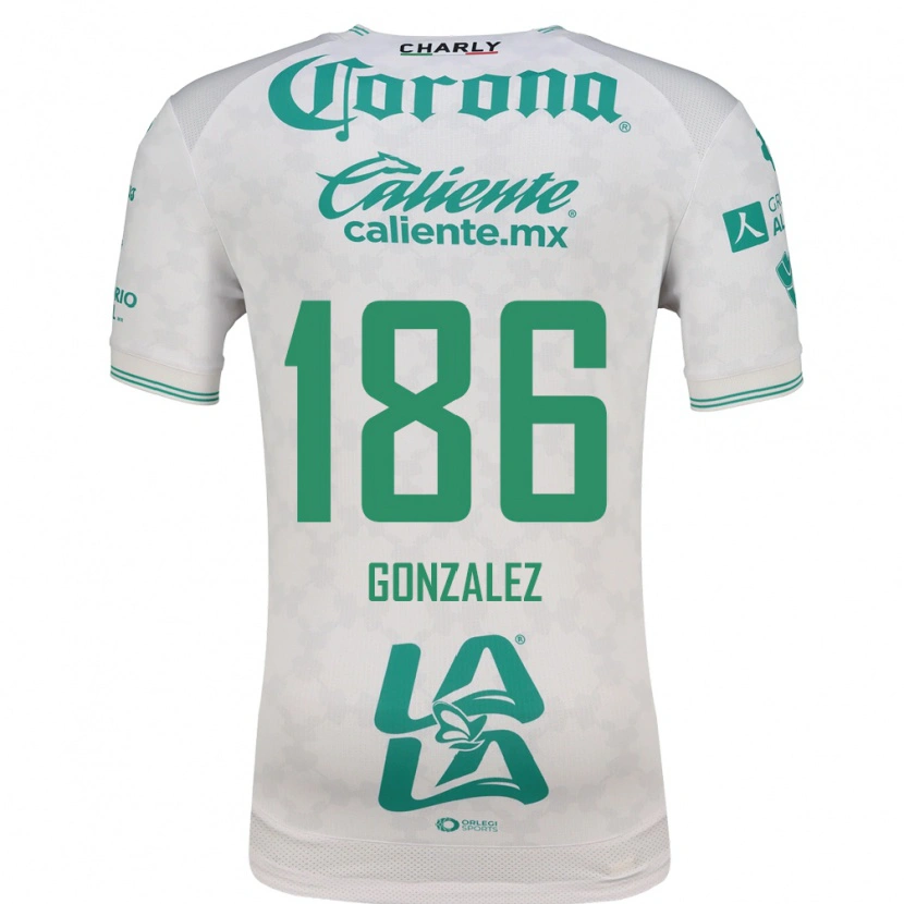 Danxen Dames Valente González #186 Lichtgroen Wit Uitshirt Uittenue 2026/27 T-Shirt