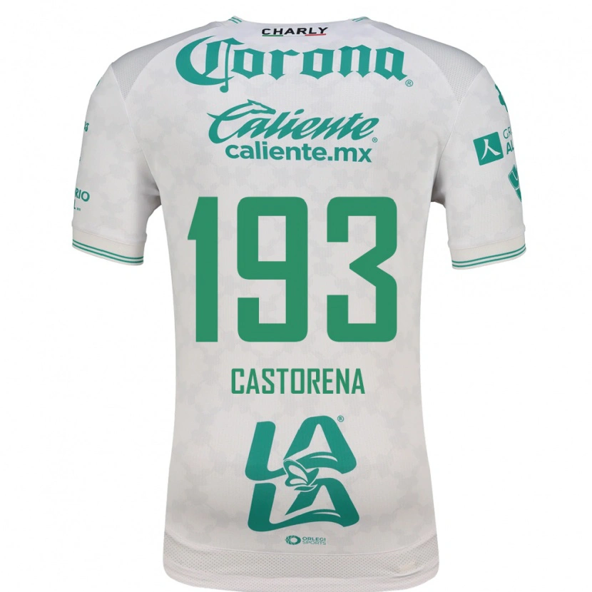 Danxen Dames Damián Castorena #193 Lichtgroen Wit Uitshirt Uittenue 2026/27 T-Shirt