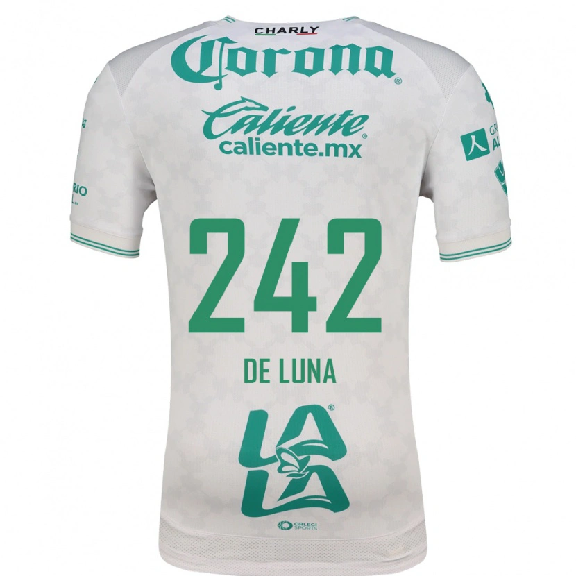 Danxen Dames Eduardo De Luna #242 Lichtgroen Wit Uitshirt Uittenue 2026/27 T-Shirt