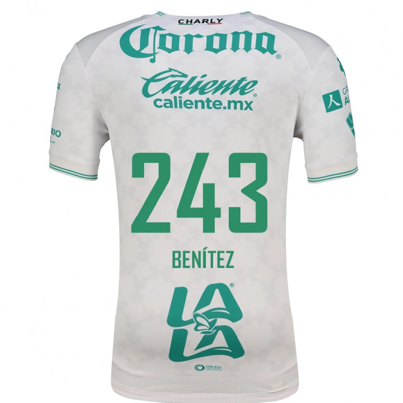 Danxen Dames Gianluca Benítez #243 Lichtgroen Wit Uitshirt Uittenue 2026/27 T-Shirt