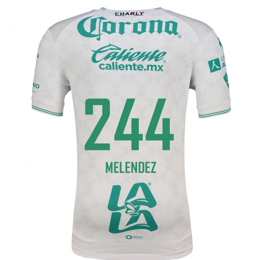 Danxen Dames Carlos Meléndez #244 Lichtgroen Wit Uitshirt Uittenue 2026/27 T-Shirt