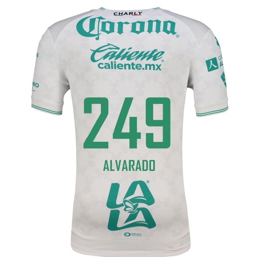 Danxen Dames Luis Alvarado #249 Lichtgroen Wit Uitshirt Uittenue 2026/27 T-Shirt