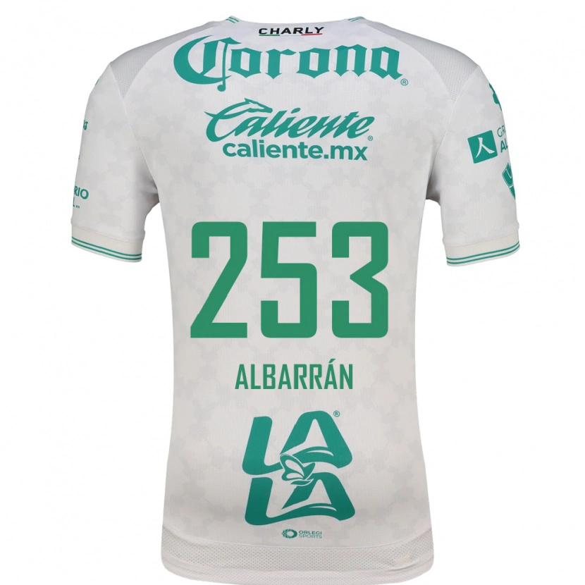 Danxen Dames Rodrigo Albarrán #253 Lichtgroen Wit Uitshirt Uittenue 2026/27 T-Shirt