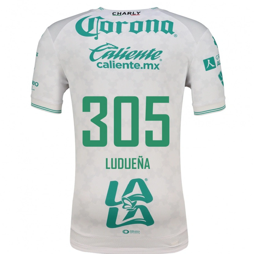 Danxen Dames Daniel Ludueña #305 Lichtgroen Wit Uitshirt Uittenue 2026/27 T-Shirt