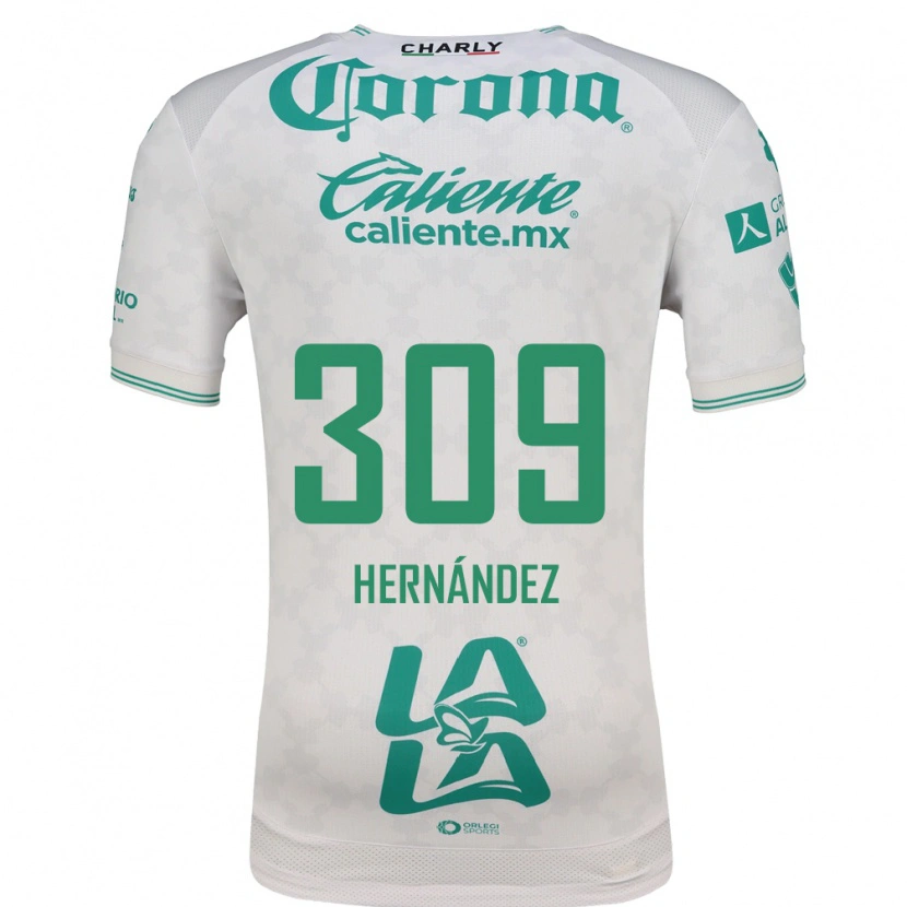 Danxen Dames Julio Hernández #309 Lichtgroen Wit Uitshirt Uittenue 2026/27 T-Shirt