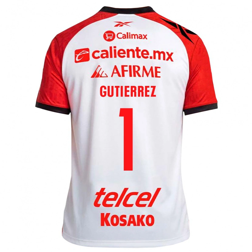 Danxen Dames Alejandra Gutierrez #1 Wit Zwart Rood Uitshirt Uittenue 2026/27 T-Shirt