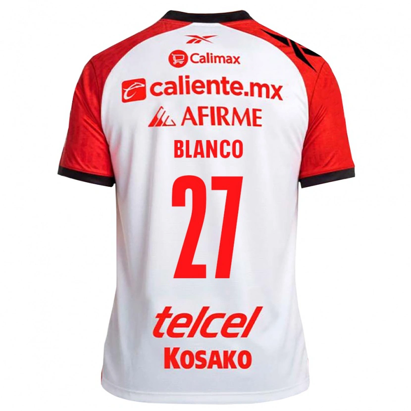 Danxen Dames Domingo Blanco #27 Wit Zwart Rood Uitshirt Uittenue 2026/27 T-Shirt