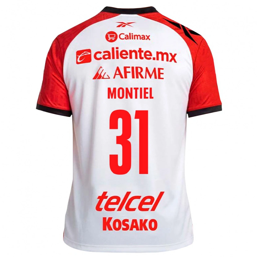 Danxen Dames Abril Montiel #31 Wit Zwart Rood Uitshirt Uittenue 2026/27 T-Shirt