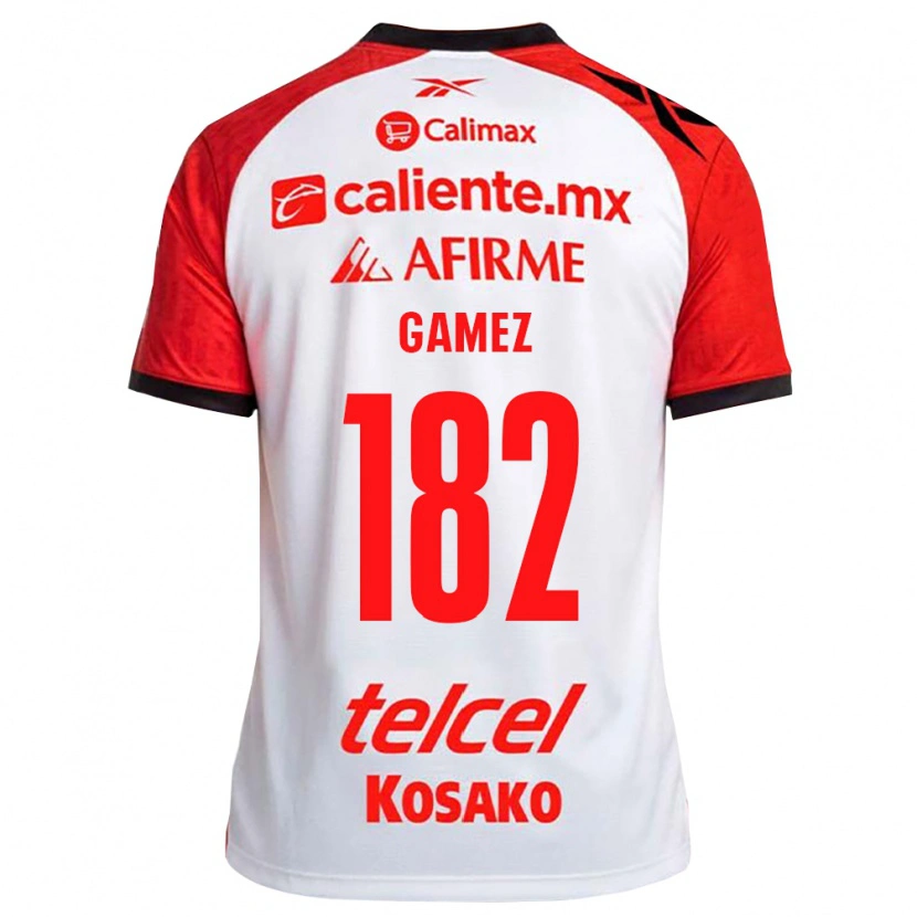 Danxen Dames Mark Gamez #182 Wit Zwart Rood Uitshirt Uittenue 2026/27 T-Shirt