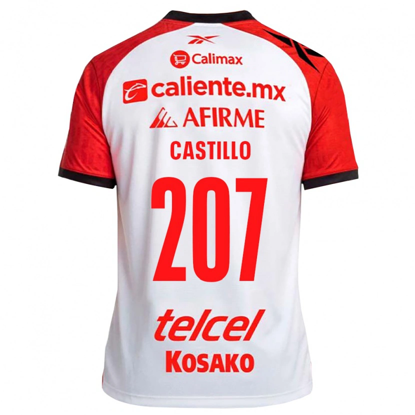 Danxen Dames Alberto Castillo #207 Wit Zwart Rood Uitshirt Uittenue 2026/27 T-Shirt