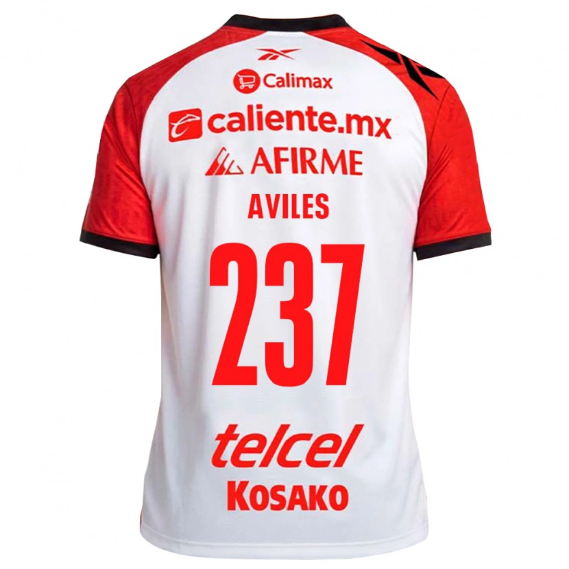 Danxen Dames Emiliano Áviles #237 Wit Zwart Rood Uitshirt Uittenue 2026/27 T-Shirt
