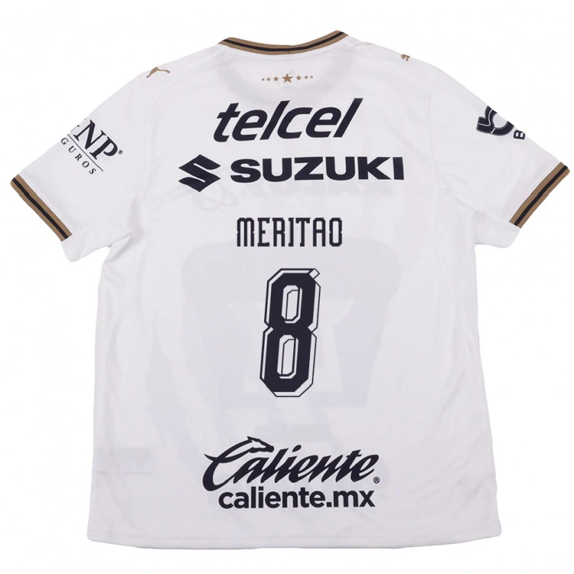 Danxen Dames Higor Meritao #8 Wit Zwart Bruin Uitshirt Uittenue 2026/27 T-Shirt