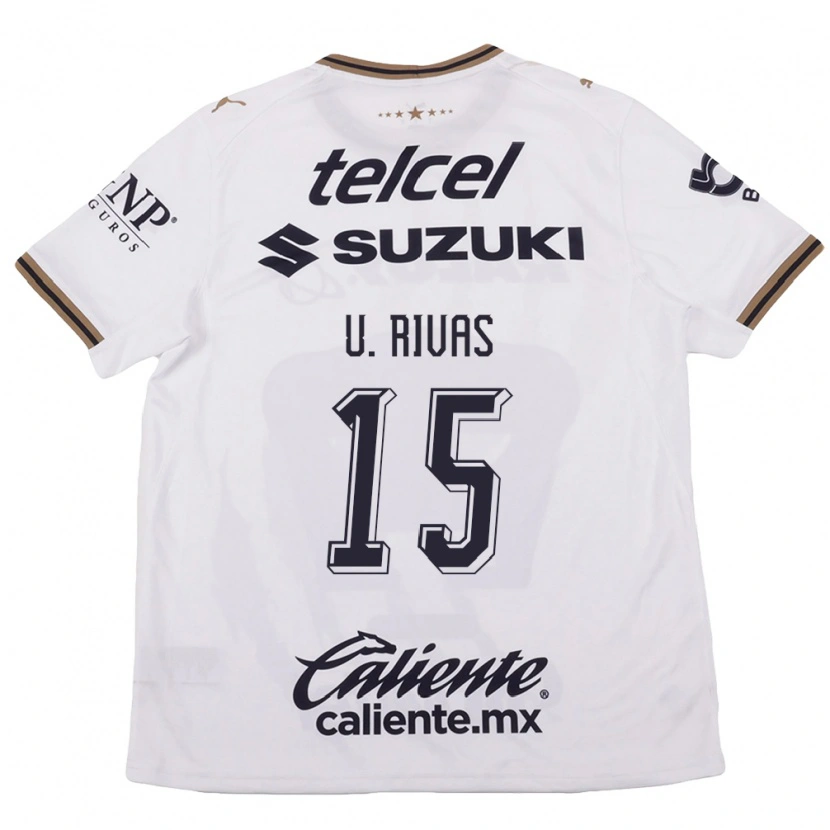 Danxen Dames Ulises Rivas #15 Wit Zwart Bruin Uitshirt Uittenue 2026/27 T-Shirt