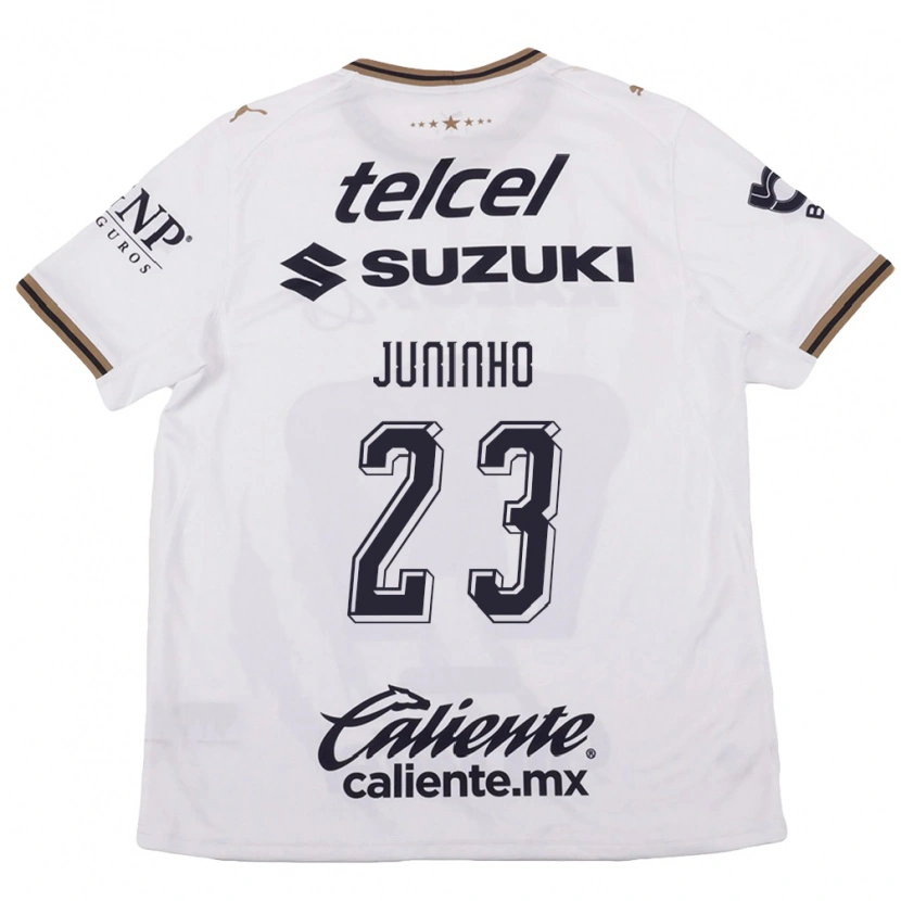 Danxen Dames Juninho #23 Wit Zwart Bruin Uitshirt Uittenue 2026/27 T-Shirt