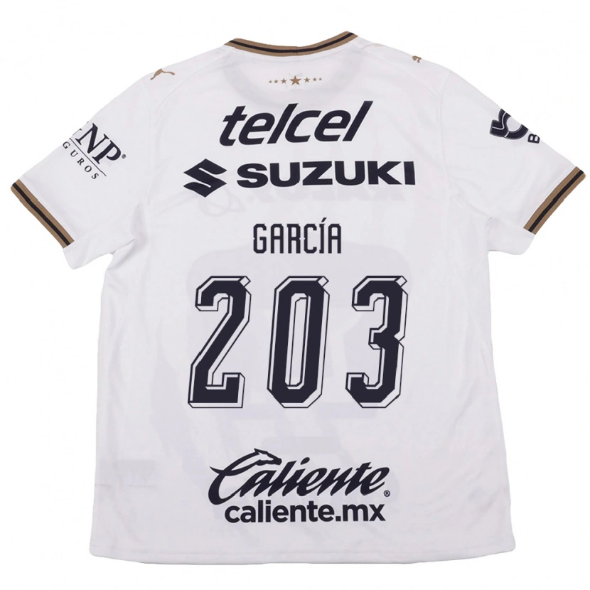 Danxen Dames Stanley García #203 Wit Zwart Bruin Uitshirt Uittenue 2026/27 T-Shirt