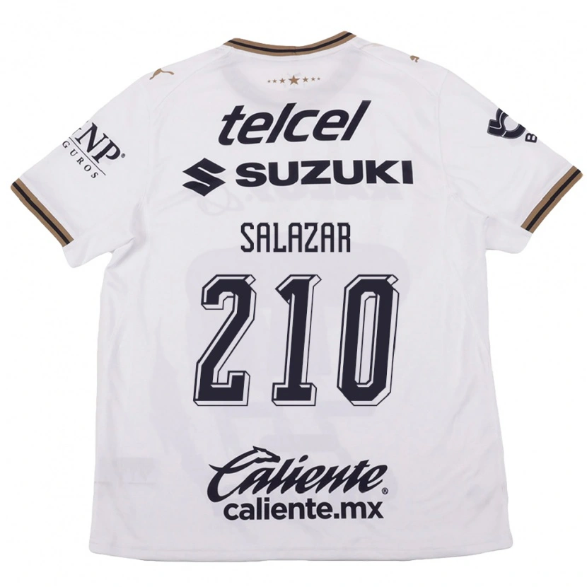 Danxen Dames Jared Salazar #210 Wit Zwart Bruin Uitshirt Uittenue 2026/27 T-Shirt