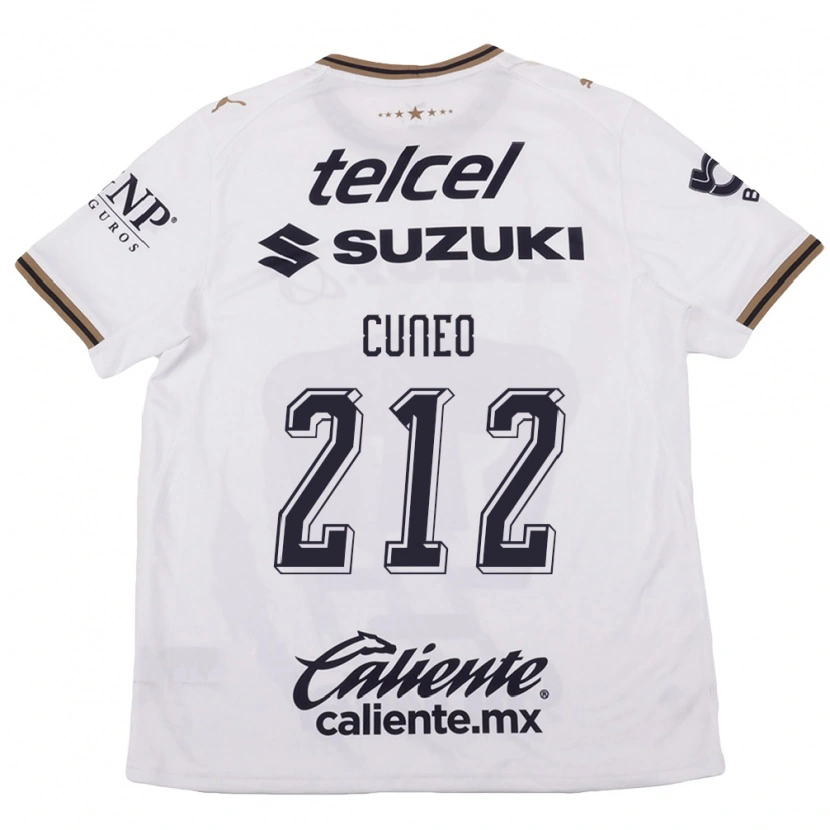 Danxen Dames Kevin Cuneo #212 Wit Zwart Bruin Uitshirt Uittenue 2026/27 T-Shirt