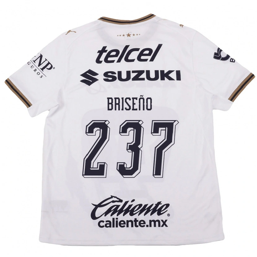 Danxen Dames Juan Briseño #237 Wit Zwart Bruin Uitshirt Uittenue 2026/27 T-Shirt