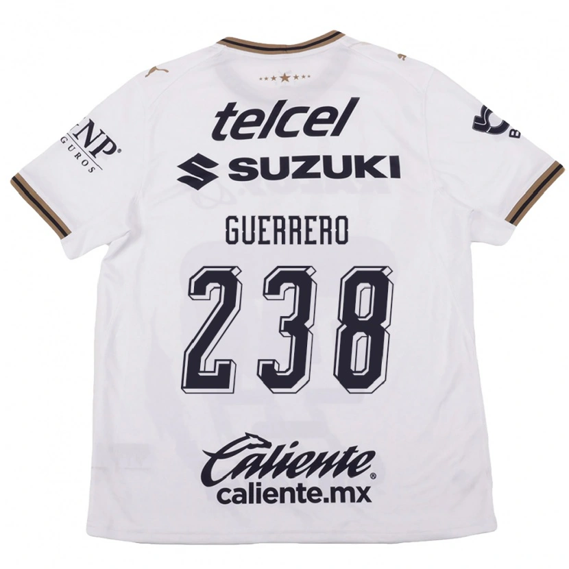 Danxen Dames André Guerrero #238 Wit Zwart Bruin Uitshirt Uittenue 2026/27 T-Shirt