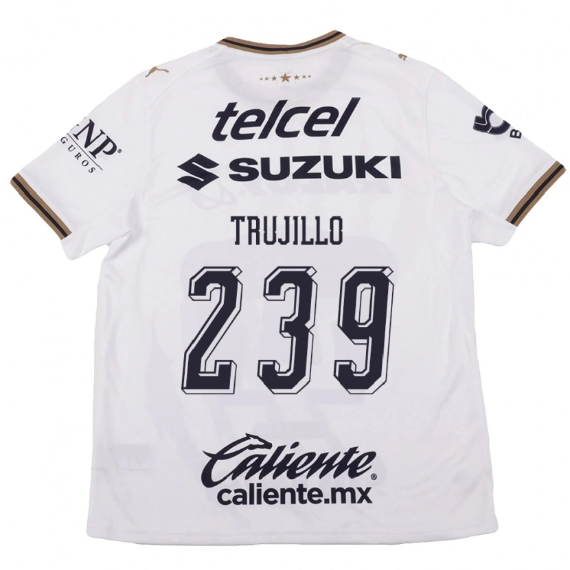 Danxen Dames Axel Trujillo #239 Wit Zwart Bruin Uitshirt Uittenue 2026/27 T-Shirt