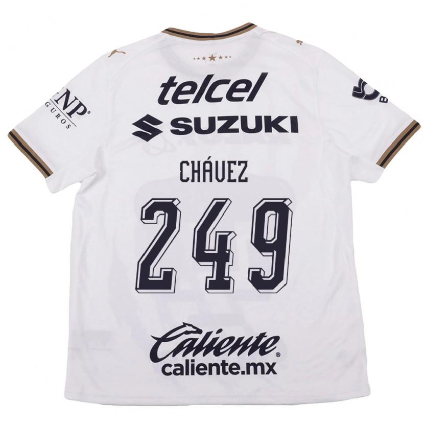 Danxen Dames José Chávez #249 Wit Zwart Bruin Uitshirt Uittenue 2026/27 T-Shirt