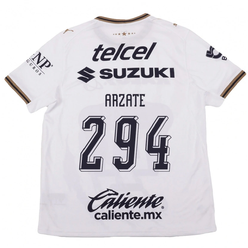 Danxen Dames Aarón Arzate #294 Wit Zwart Bruin Uitshirt Uittenue 2026/27 T-Shirt