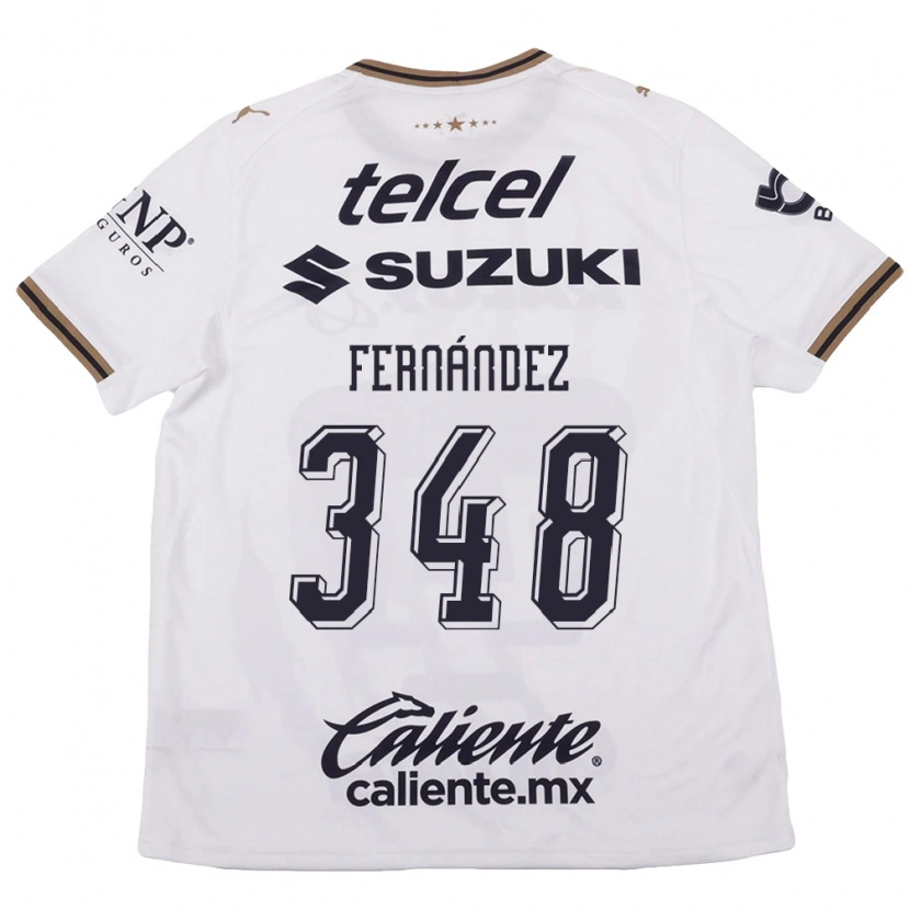 Danxen Dames Yerik Fernández #348 Wit Zwart Bruin Uitshirt Uittenue 2026/27 T-Shirt