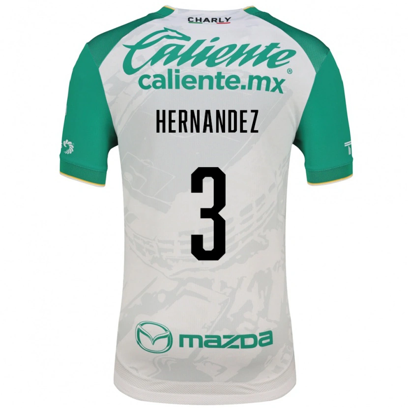 Danxen Dames Pedro Hernández #3 Lichtgroen Wit Uitshirt Uittenue 2026/27 T-Shirt