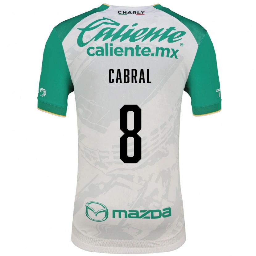 Danxen Dames Luciano Cabral #8 Lichtgroen Wit Uitshirt Uittenue 2026/27 T-Shirt