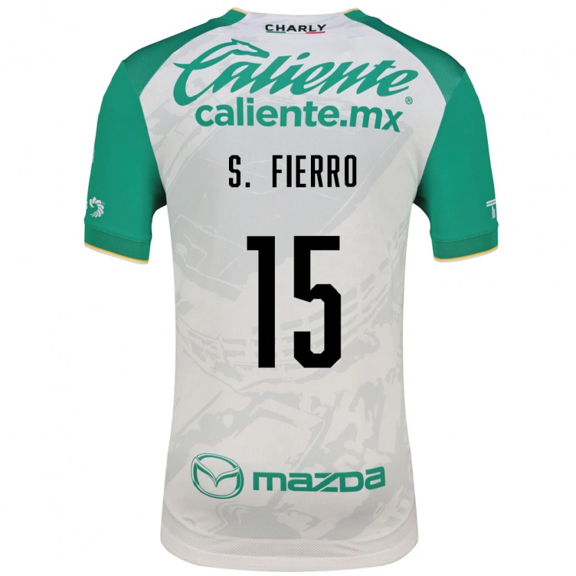 Danxen Dames Sebastián Fierro #15 Lichtgroen Wit Uitshirt Uittenue 2026/27 T-Shirt