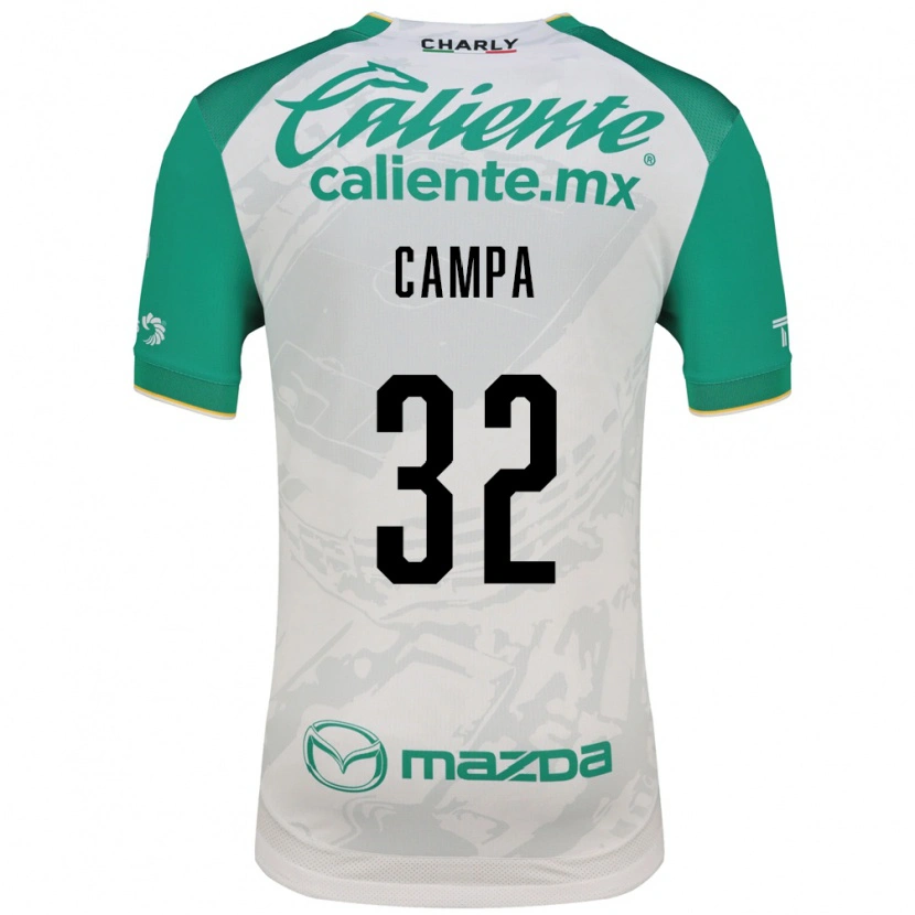 Danxen Dames Ana Campa #32 Lichtgroen Wit Uitshirt Uittenue 2026/27 T-Shirt