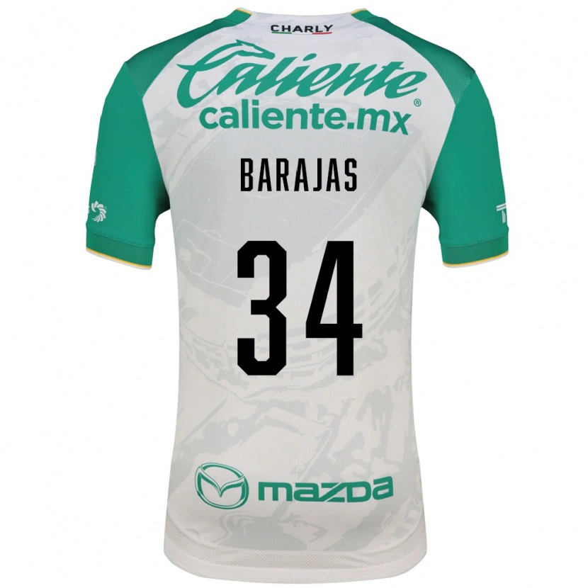 Danxen Dames Víctor Barajas #34 Lichtgroen Wit Uitshirt Uittenue 2026/27 T-Shirt