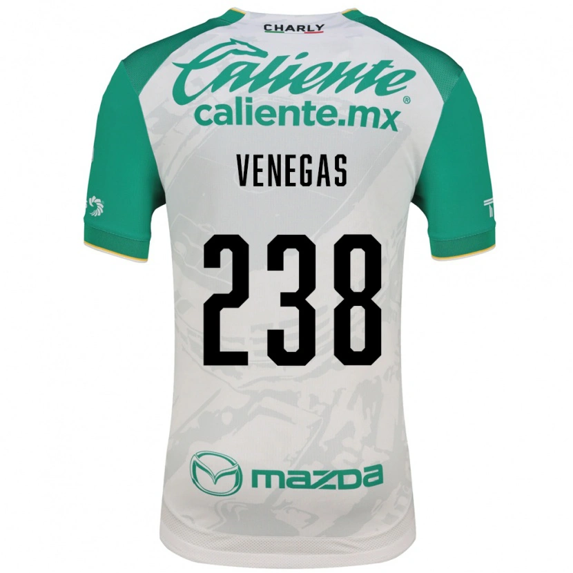 Danxen Dames Luis Venegas #238 Lichtgroen Wit Uitshirt Uittenue 2026/27 T-Shirt