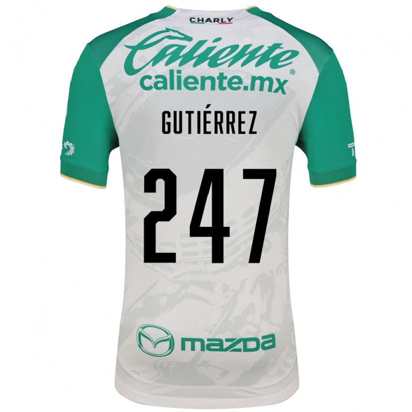Danxen Dames Brandón Gutiérrez #247 Lichtgroen Wit Uitshirt Uittenue 2026/27 T-Shirt