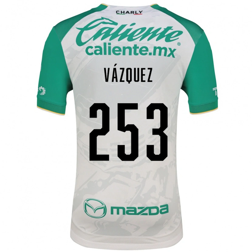 Danxen Dames Héctor Vázquez #253 Lichtgroen Wit Uitshirt Uittenue 2026/27 T-Shirt