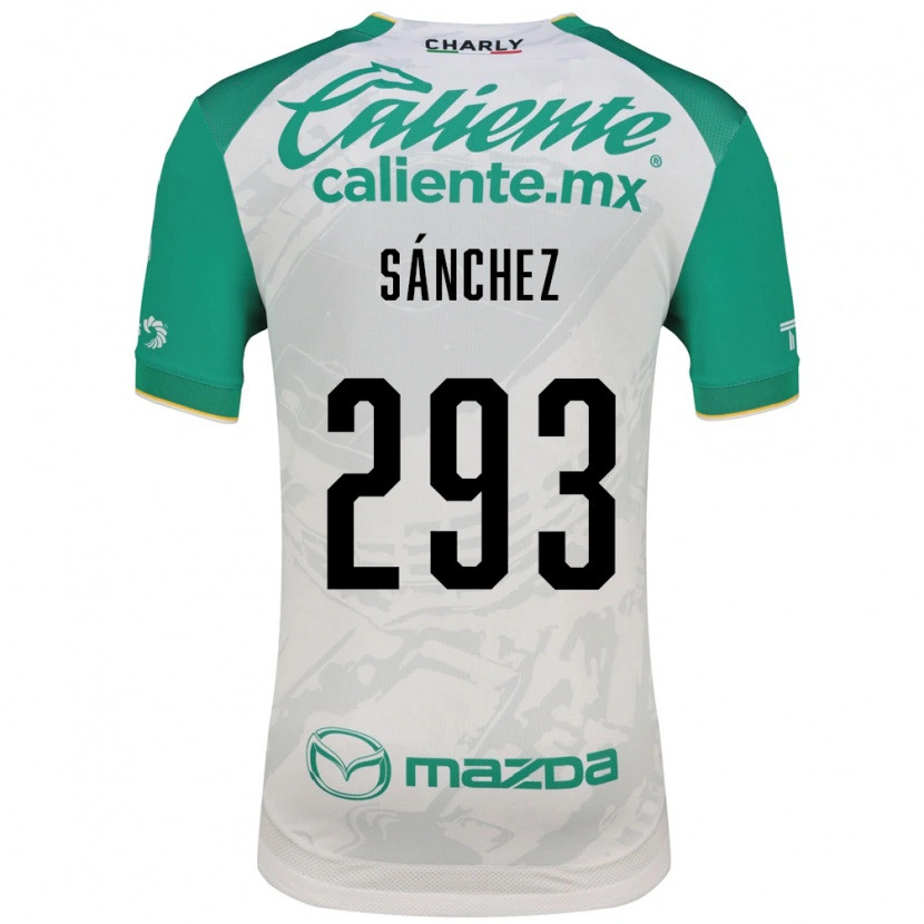 Danxen Dames Christian Sánchez #293 Lichtgroen Wit Uitshirt Uittenue 2026/27 T-Shirt