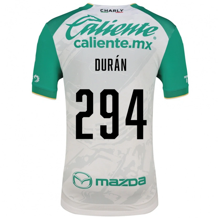 Danxen Dames Diego Durán #294 Lichtgroen Wit Uitshirt Uittenue 2026/27 T-Shirt