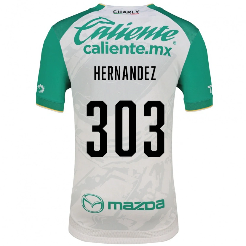 Danxen Dames Alan Hernández #303 Lichtgroen Wit Uitshirt Uittenue 2026/27 T-Shirt