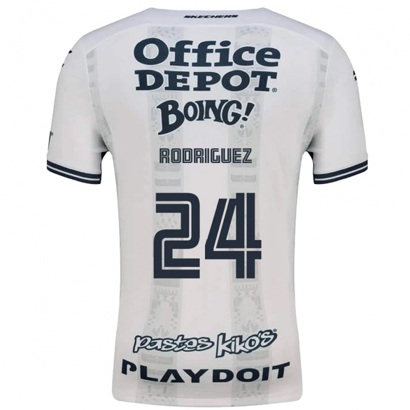 Danxen Dames Luis Rodriguez #24 Rood Wit Zwart Uitshirt Uittenue 2026/27 T-Shirt