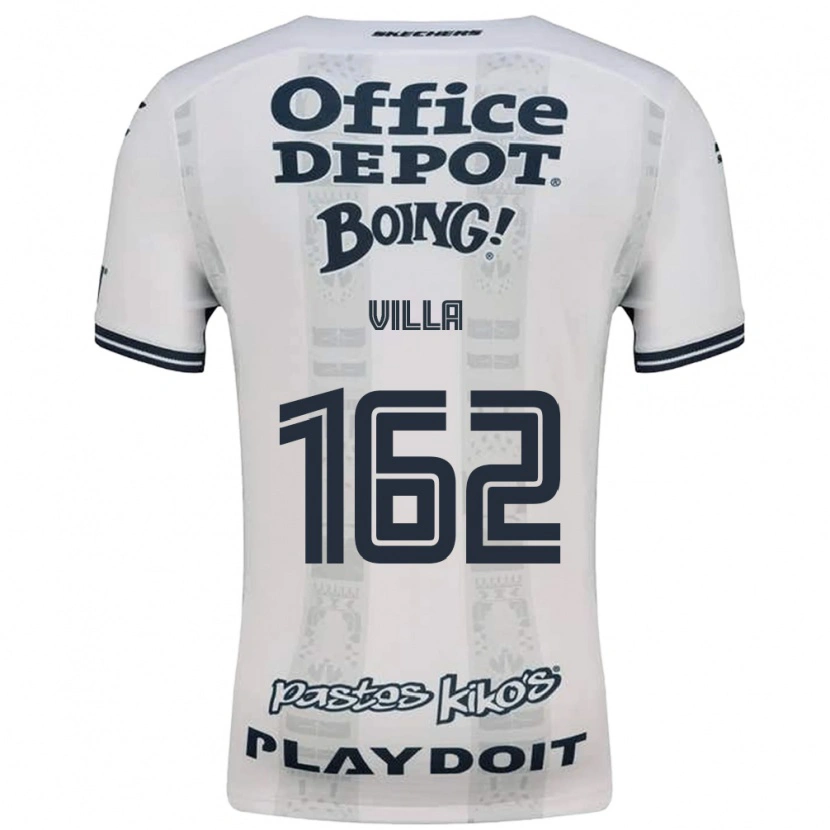 Danxen Dames Adrián Villa #162 Rood Wit Zwart Uitshirt Uittenue 2026/27 T-Shirt