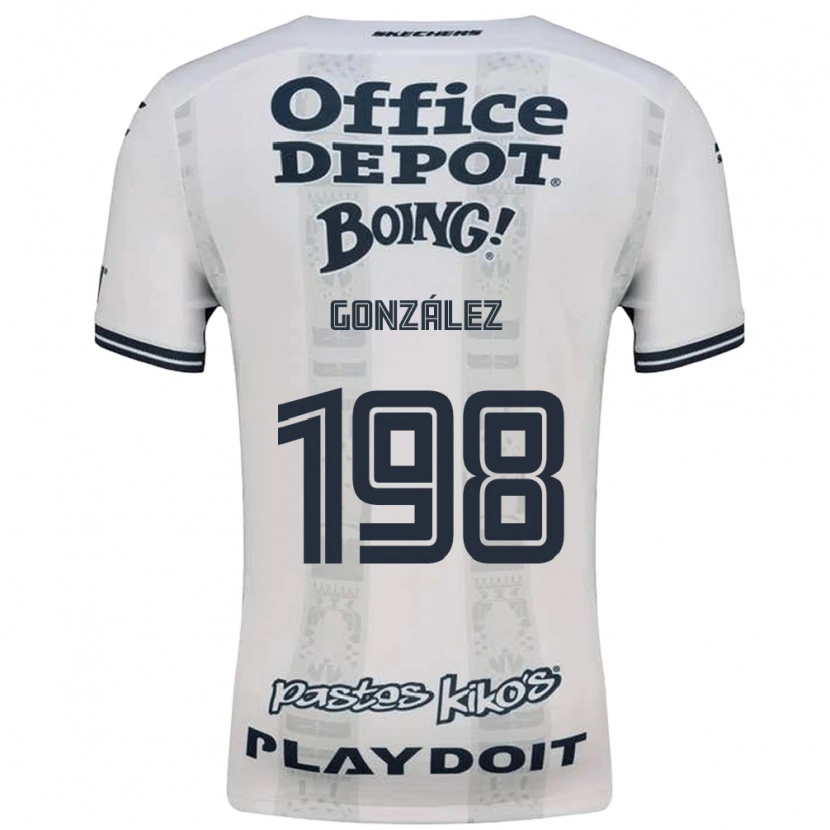Danxen Dames Osvaldo González #198 Rood Wit Zwart Uitshirt Uittenue 2026/27 T-Shirt