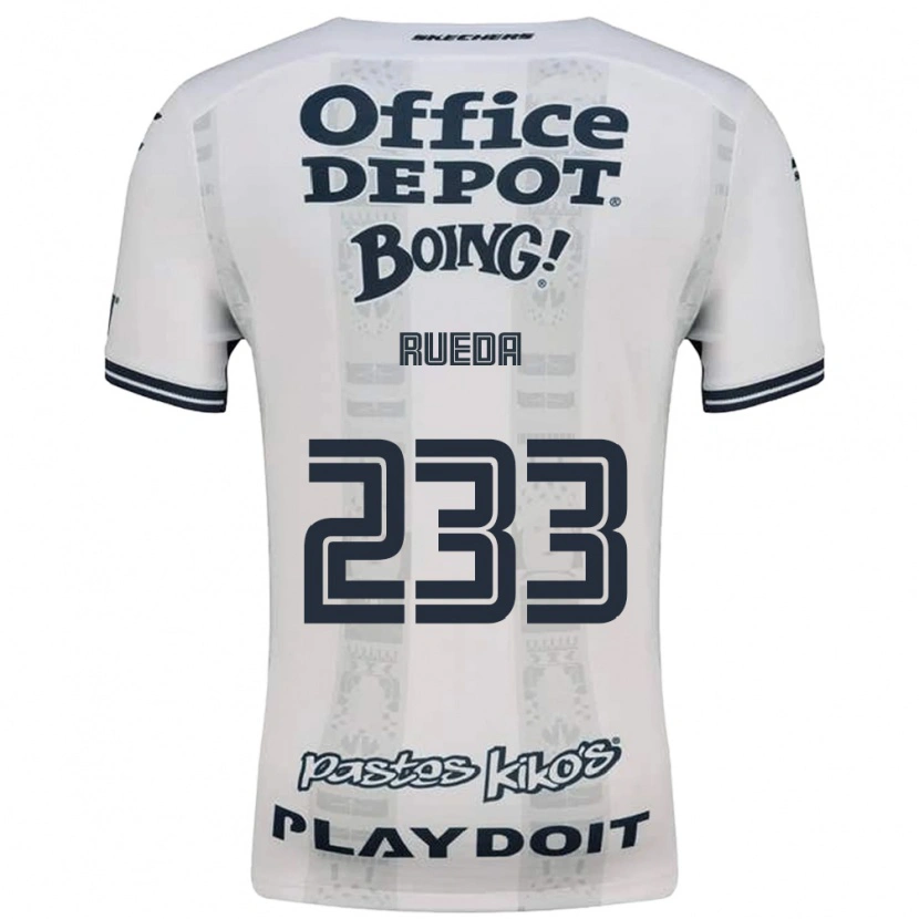 Danxen Dames Mateo Rueda #233 Rood Wit Zwart Uitshirt Uittenue 2026/27 T-Shirt