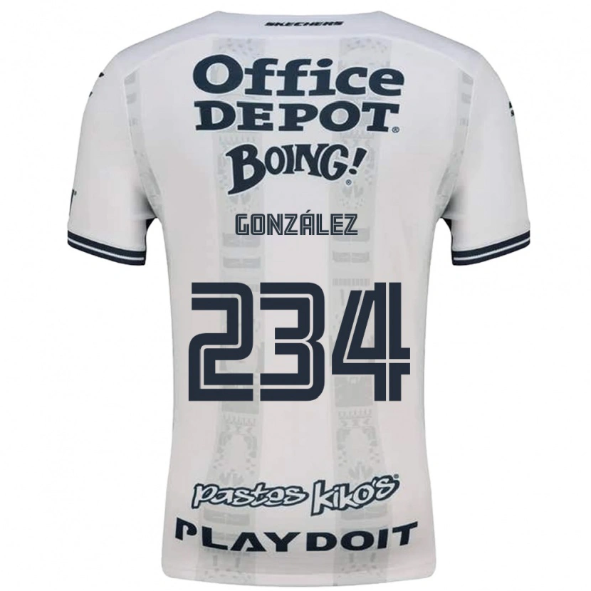 Danxen Dames Oswaldo González #234 Rood Wit Zwart Uitshirt Uittenue 2026/27 T-Shirt