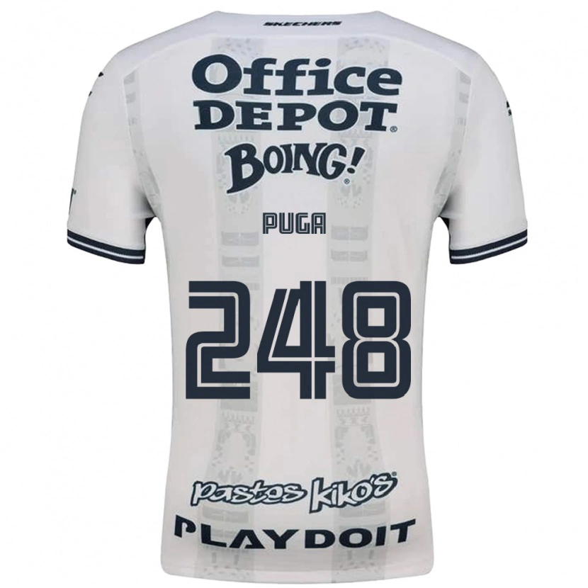Danxen Dames Luis Puga #248 Rood Wit Zwart Uitshirt Uittenue 2026/27 T-Shirt