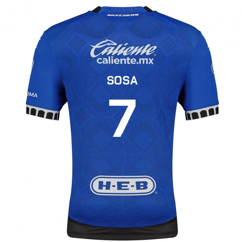 Danxen Dames Samuel Sosa #7 Koninklijk Blauw Wit Zwart Uitshirt Uittenue 2026/27 T-Shirt