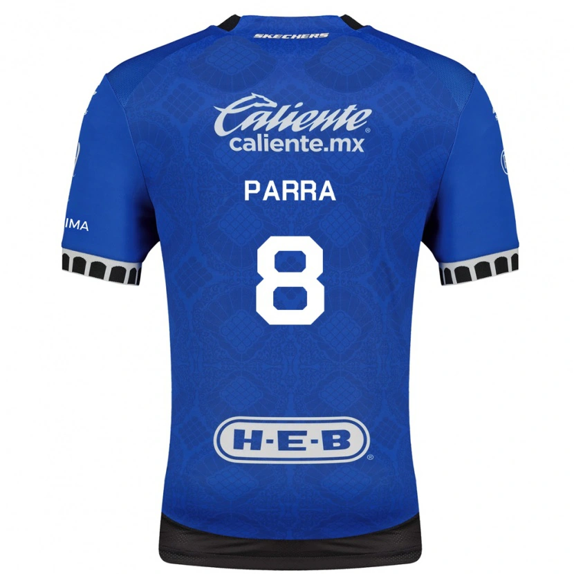Danxen Dames Bernardo Parra #8 Koninklijk Blauw Wit Zwart Uitshirt Uittenue 2026/27 T-Shirt