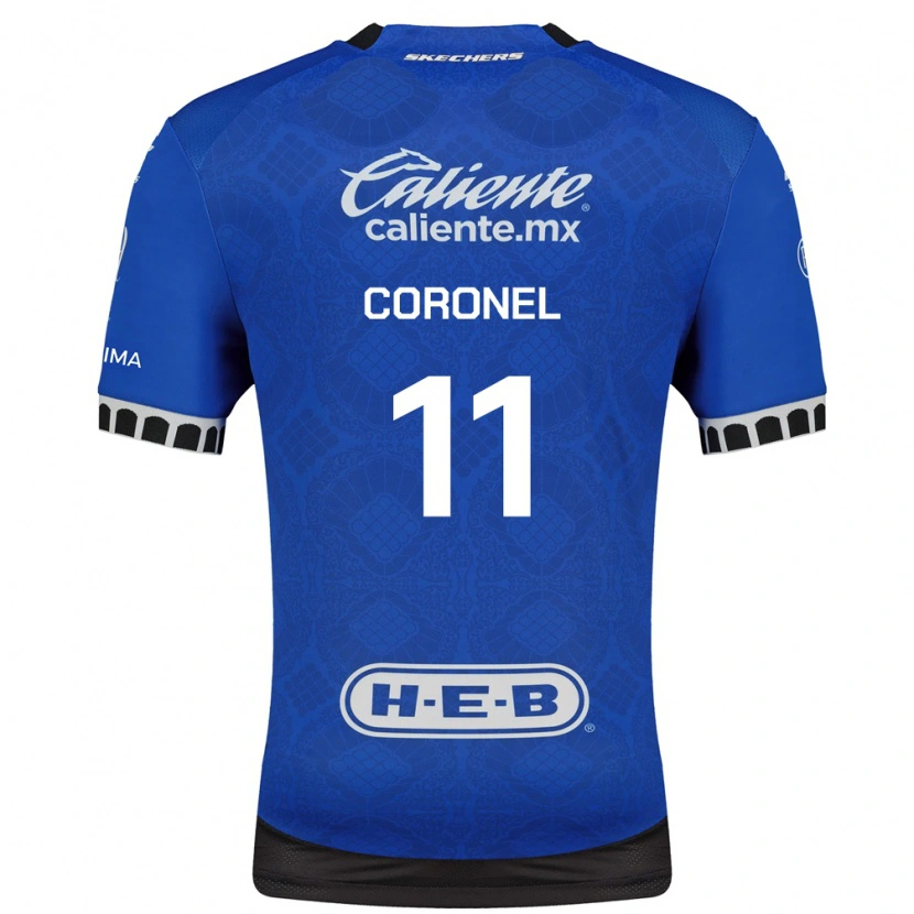 Danxen Dames Mateo Coronel #11 Koninklijk Blauw Wit Zwart Uitshirt Uittenue 2026/27 T-Shirt